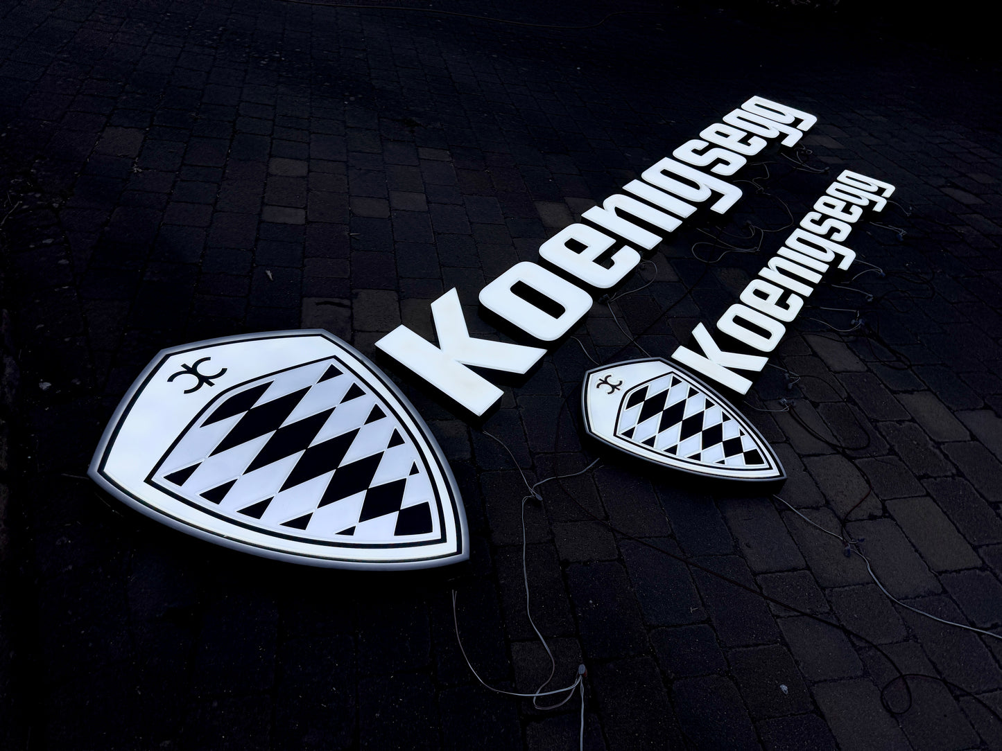 Koenigsegg Illuminated Sign #D45
