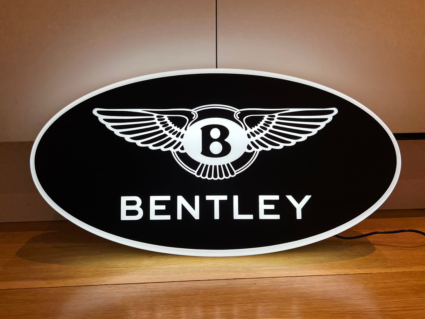 Bentley Black Illuminated Logo Sign #B9