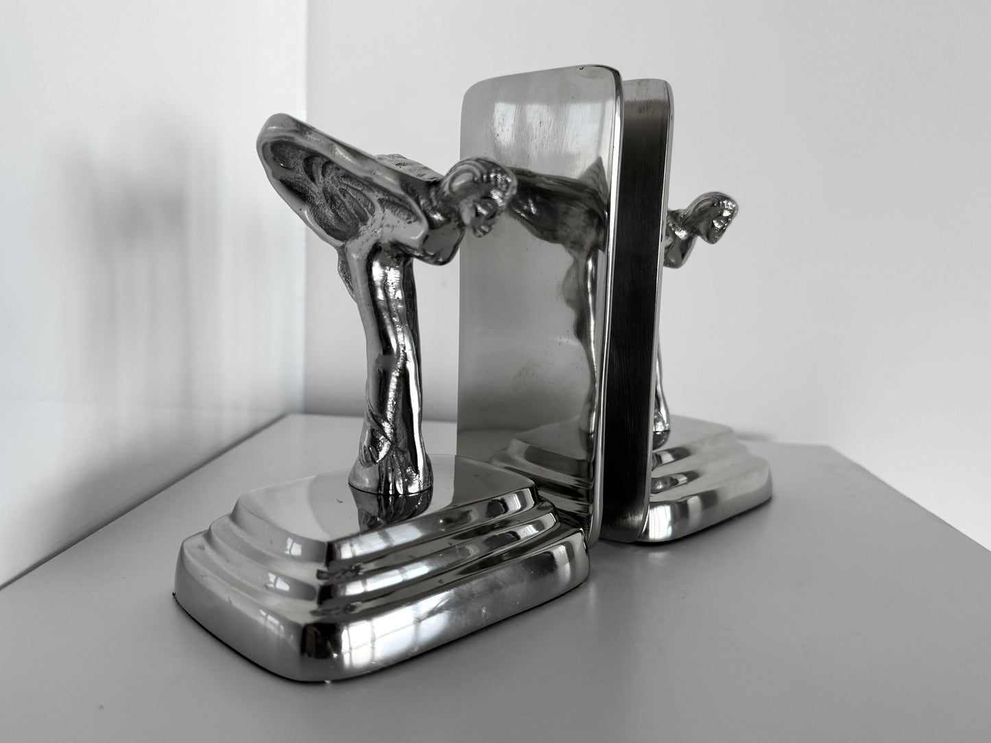 Rolls Royce Art Deco Book Ends #S13