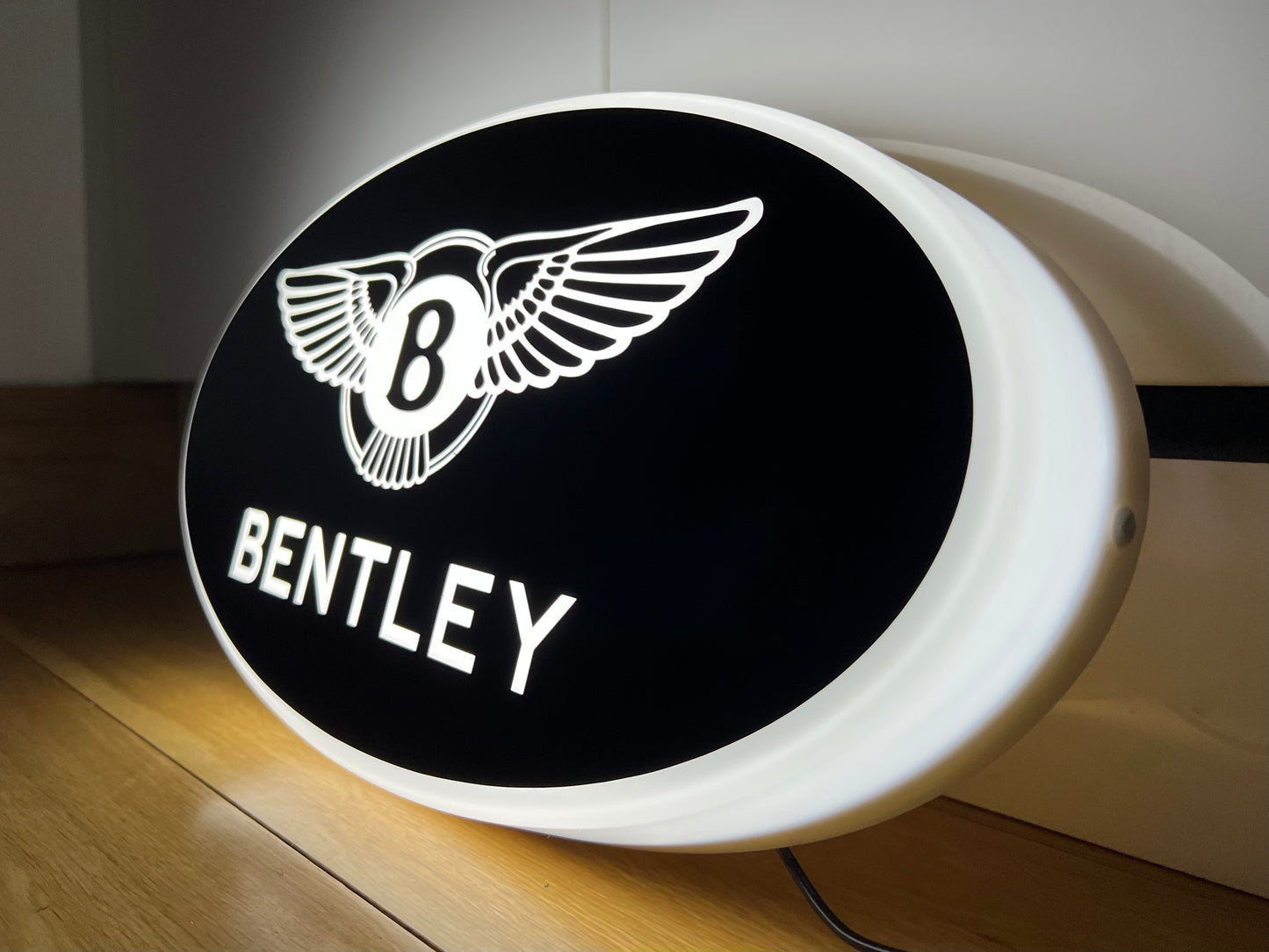 Bentley Black Illuminated Logo Sign #B9