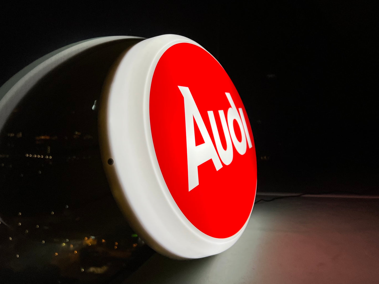 AUDI Illuminated Logo Sign #B7
