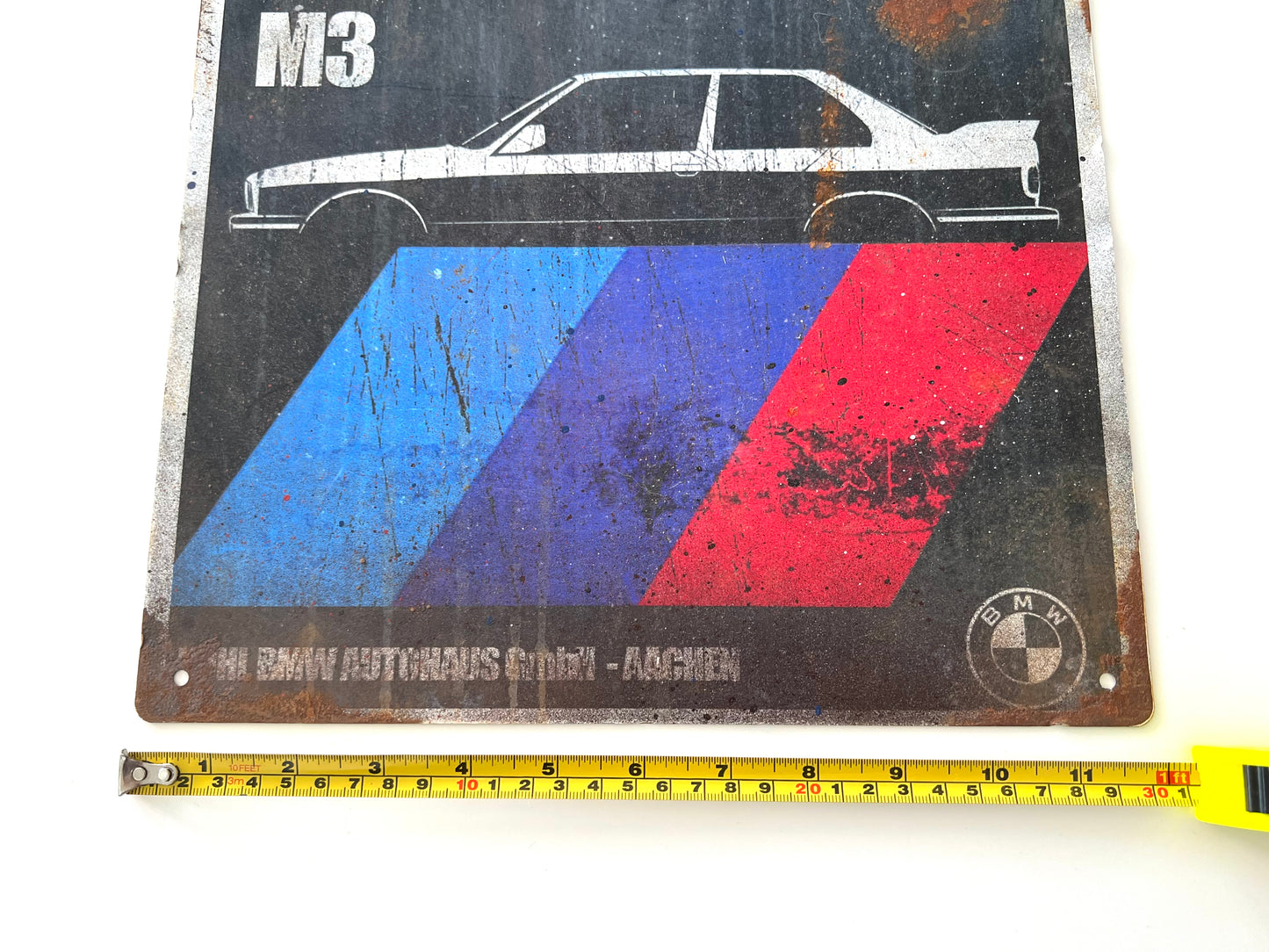 BMW M3 Vintage Metal Sign #A18