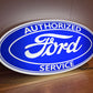 Ford Service Illuminated Logo Sign #B34