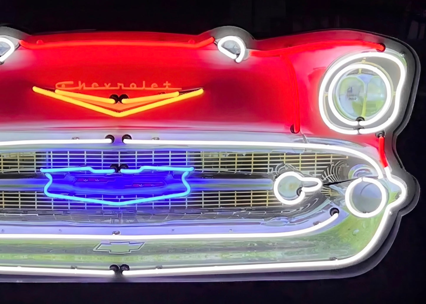 Chevrolet Bel Air Grill Neon Sign #N7
