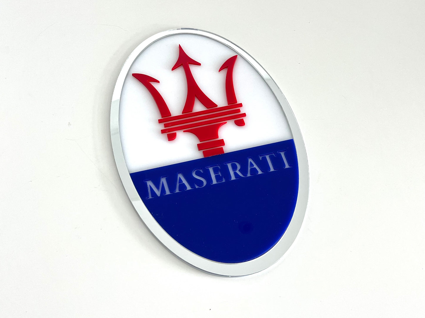 Maserati Acrylic Logo Sign #A108