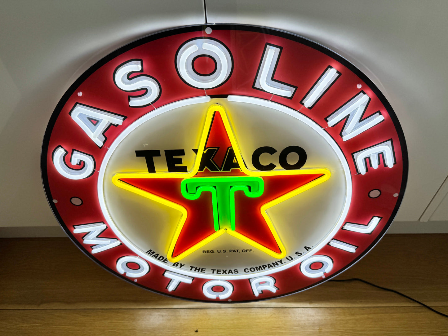 Texaco Gasoline Motor Oil Neon Sign #N143