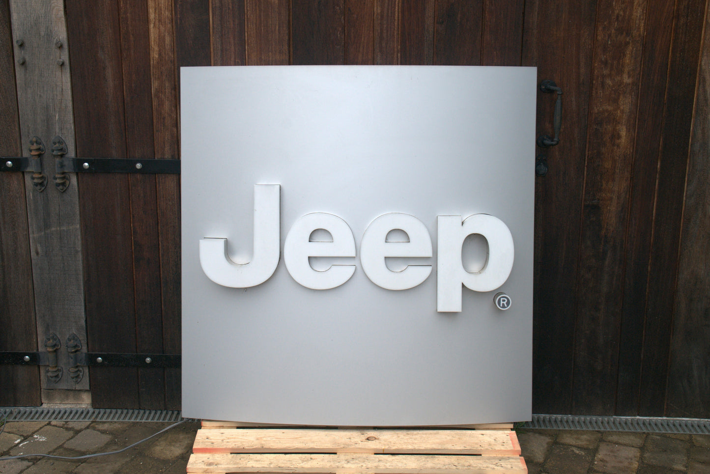 Jeep Dealership Illuminated Logo Sign #D48