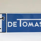 DeTomaso Enamel Metal Sign #A113