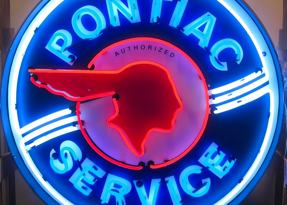 Pontiac Service Neon Sign #N81