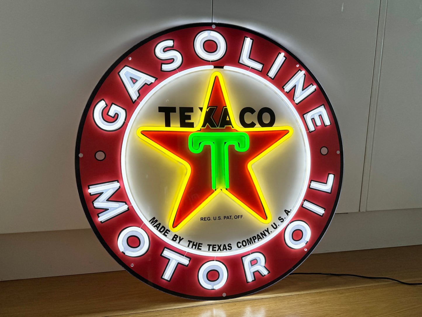 Texaco Gasoline Motor Oil Neon Sign #N143