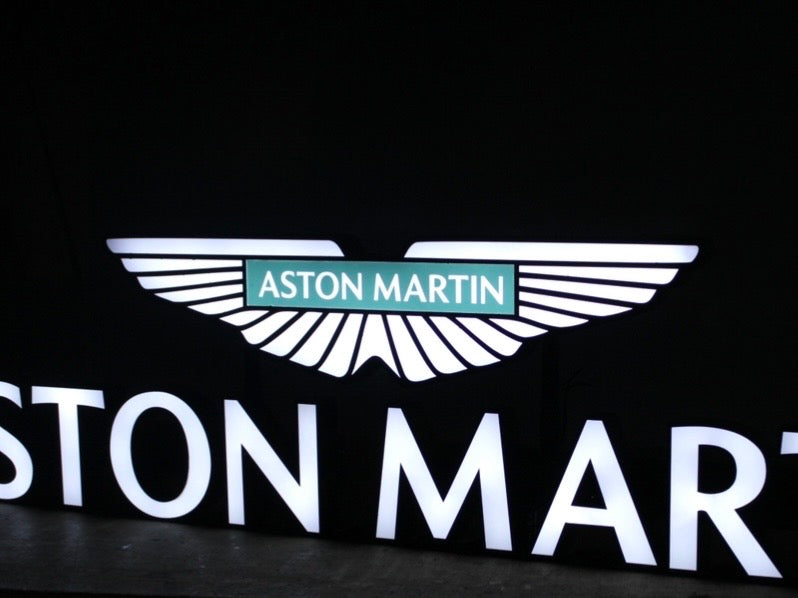 Aston Martin Illuminated Sign #D58