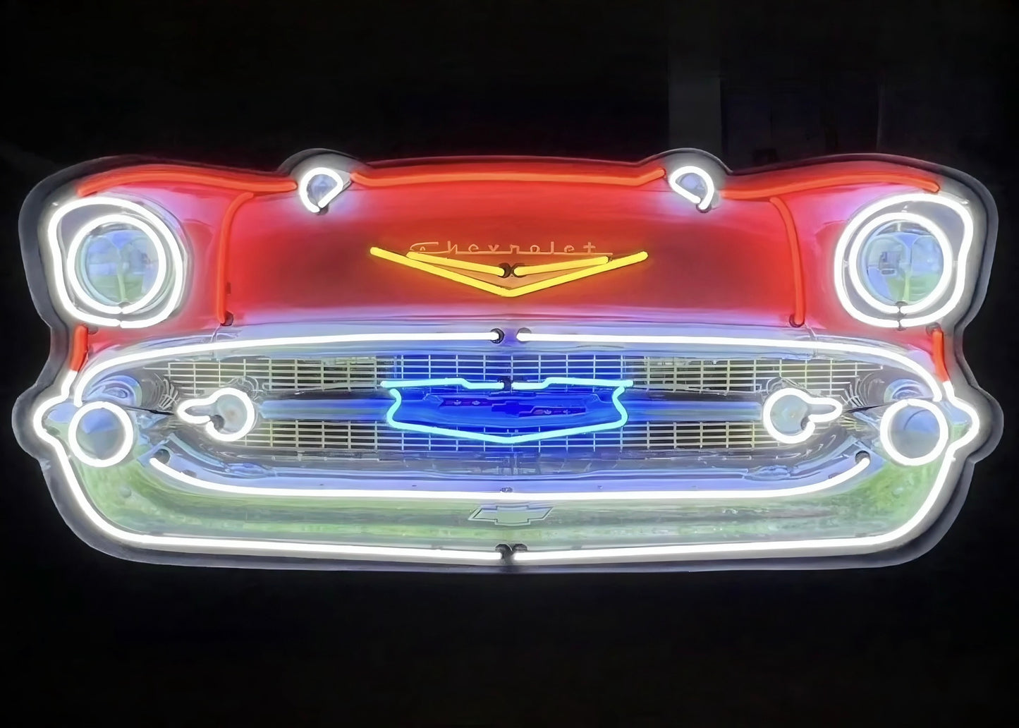 Chevrolet Bel Air Grill Neon Sign #N7