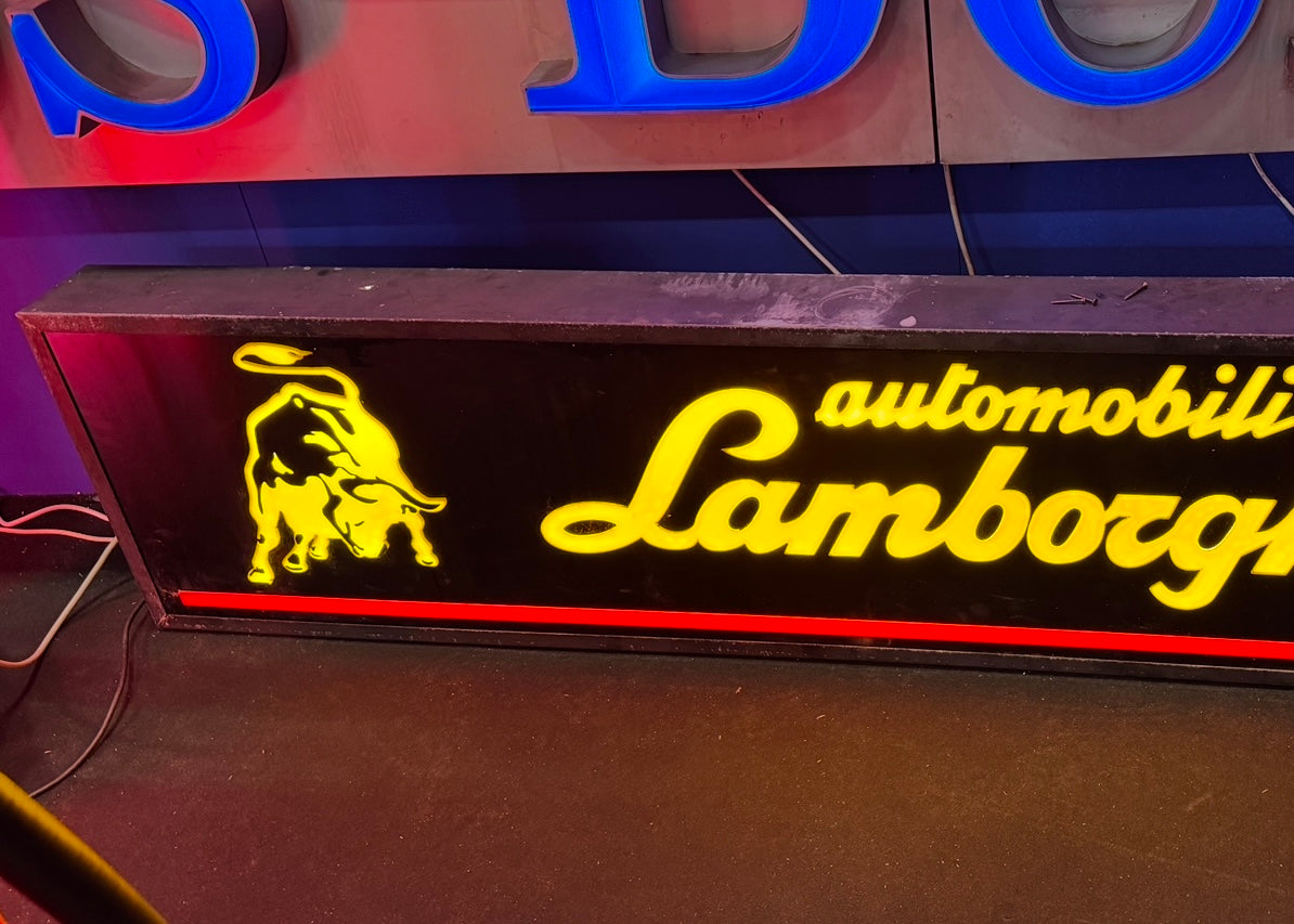 Lamborghini Dealership Illuminated Sign #D29