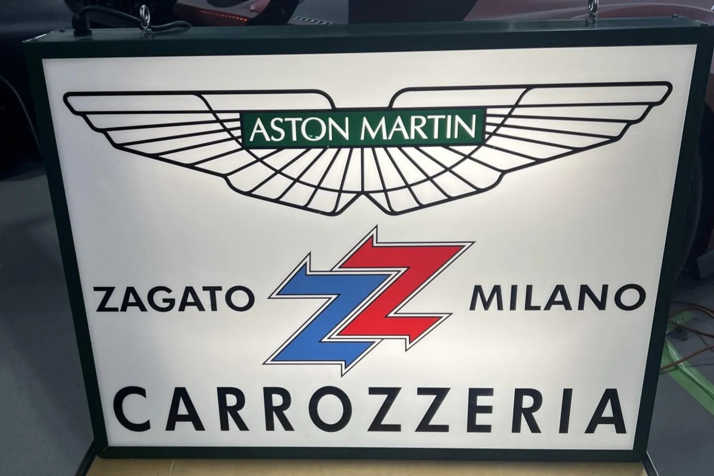 Aston Martin Zagato Illuminated Sign #D57