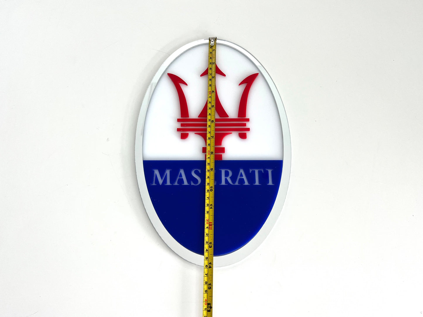 Maserati Acrylic Logo Sign #A108