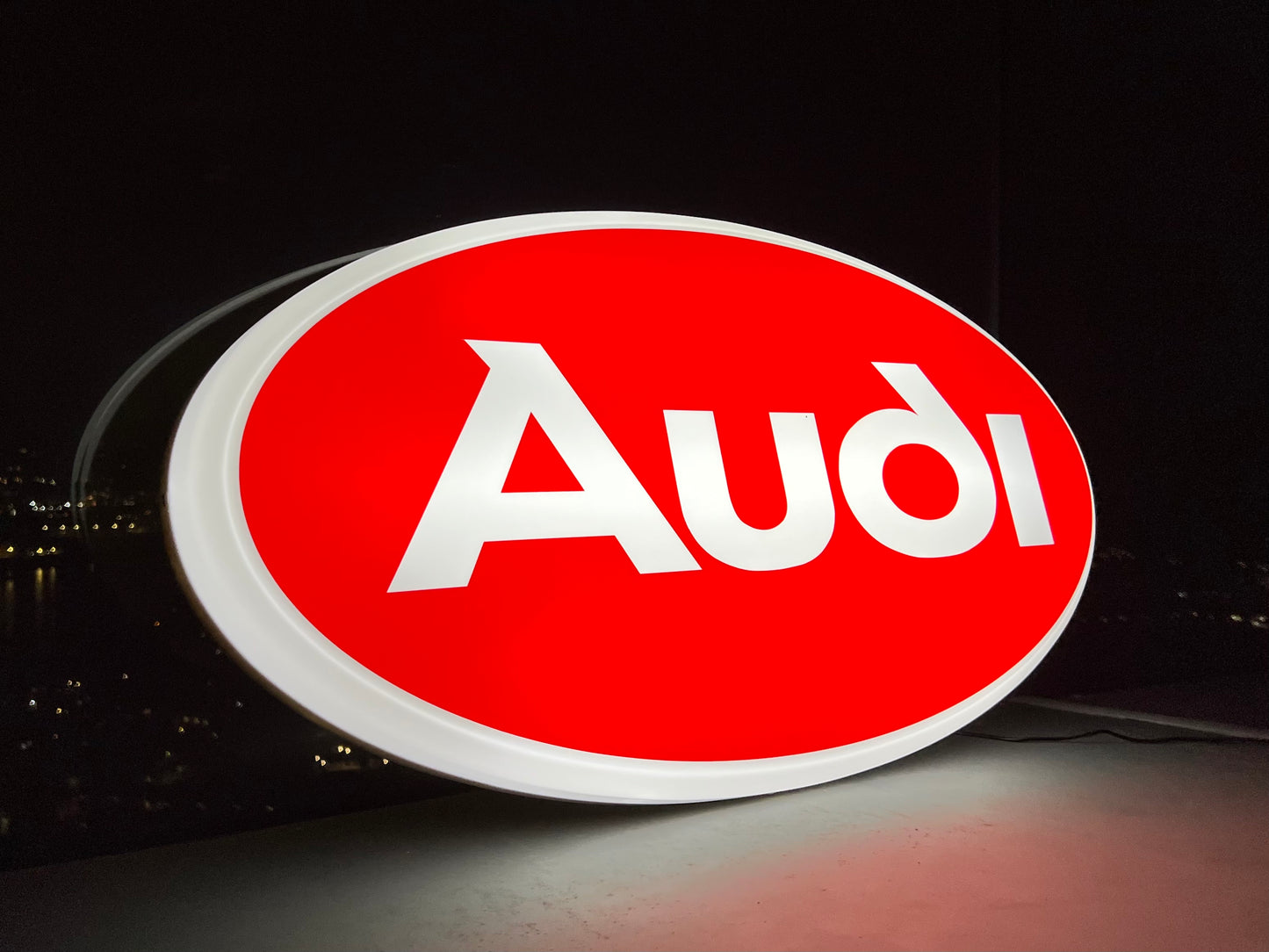 AUDI Illuminated Logo Sign #B7