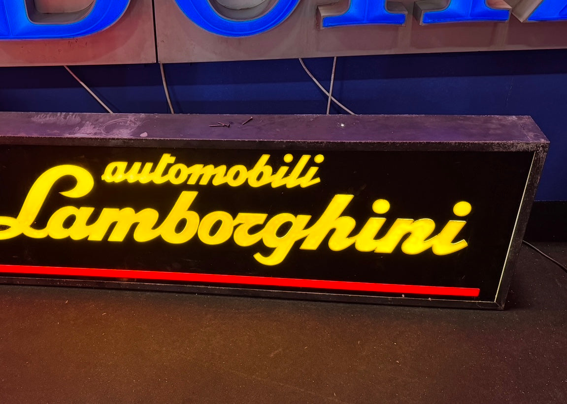 Lamborghini Dealership Illuminated Sign #D29