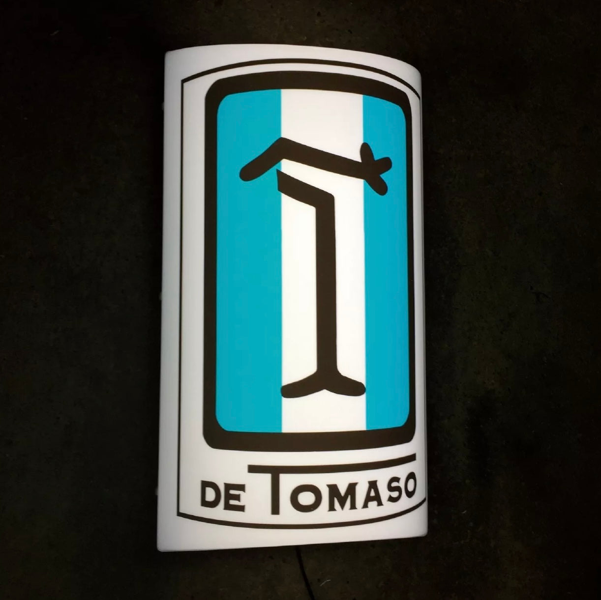DeTomaso Illuminated Sign #B72