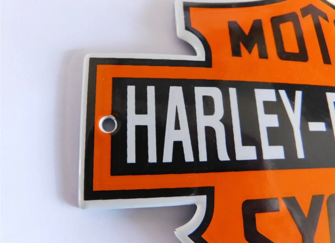 Harley Davidson Motorcycles Enamel Sign #A53