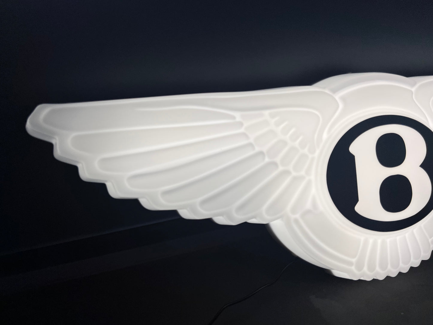 Bentley Wings Illuminated Logo Sign #B11