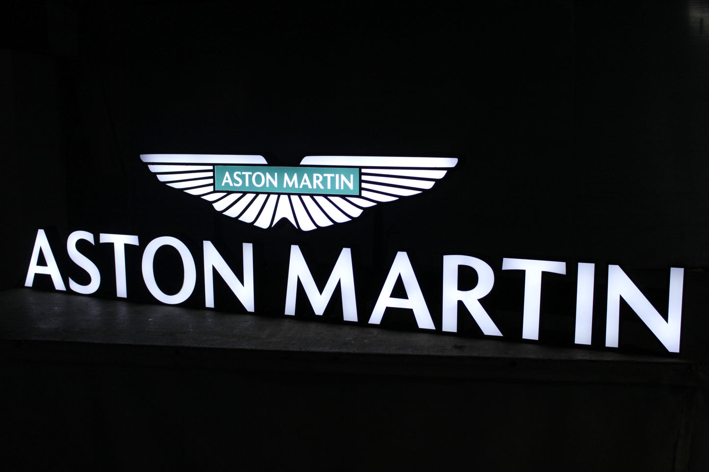 Aston Martin Illuminated Sign #D58