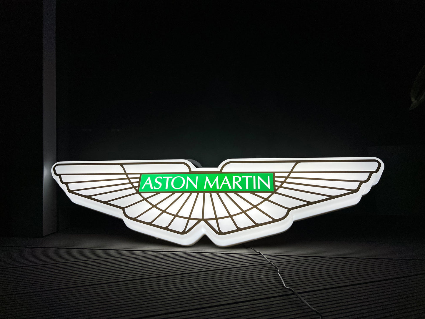 Aston Martin Illuminated Wings Sign #B6