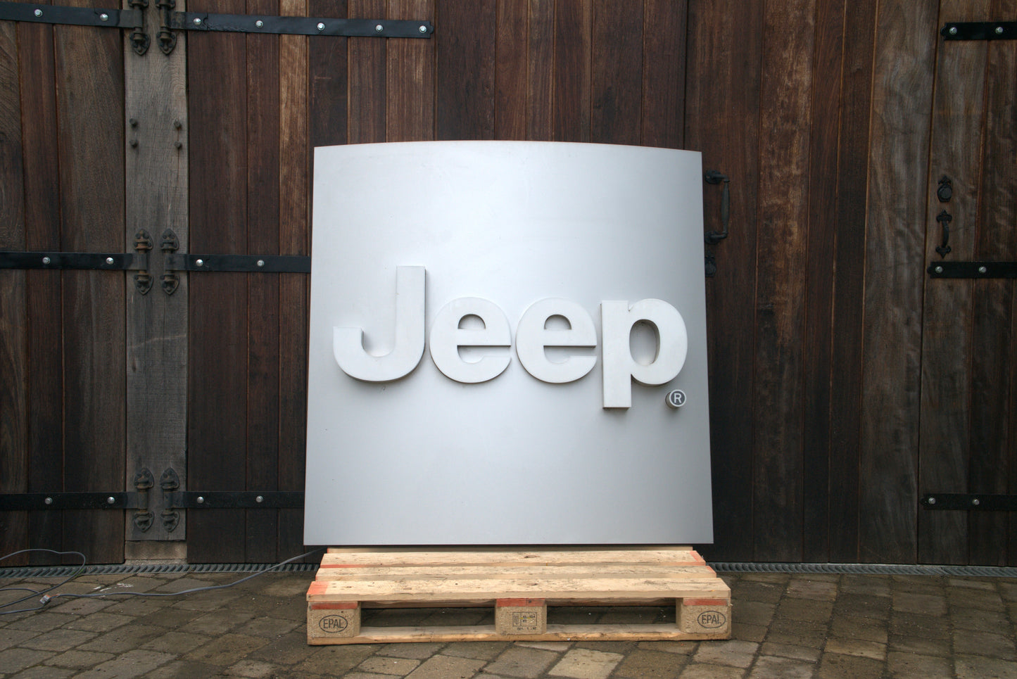 Jeep Dealership Illuminated Logo Sign #D48