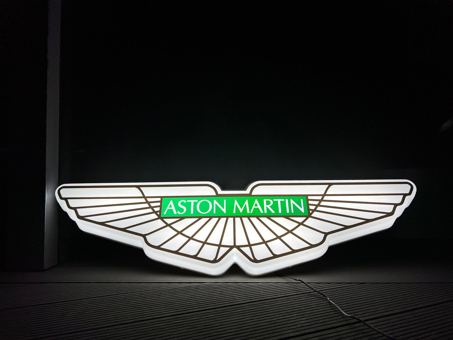 Aston Martin Illuminated Wings Sign #B6