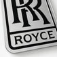 Rolls Royce Silver Acrylic Logo Sign #A112