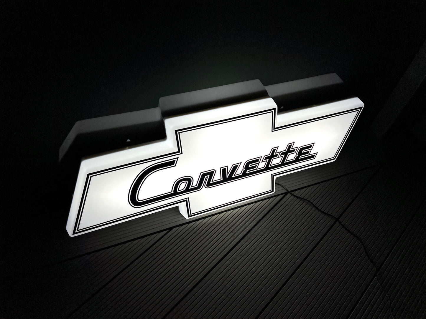 Chevrolet Corvette Illuminated Logo Sign #B19