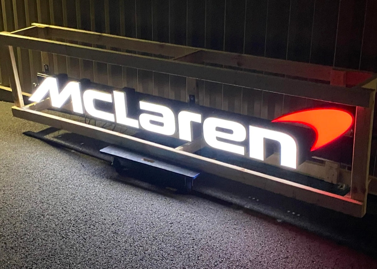 McLaren Dealership Illuminated Sign #D30