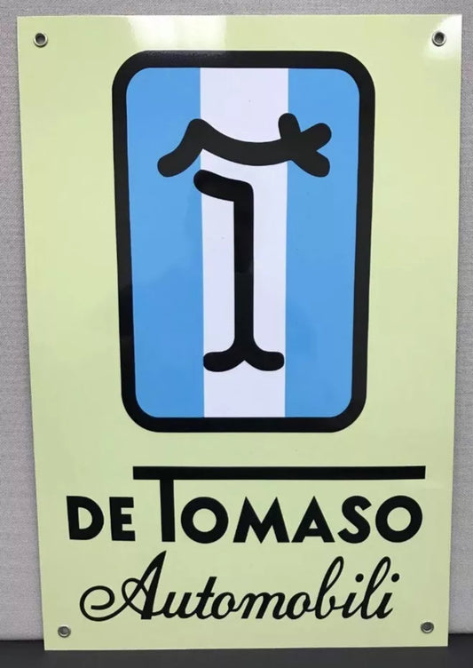 DeTomaso Metal Sign #A116