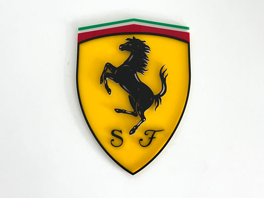 Ferrari Shield Acrylic Logo Sign #A33