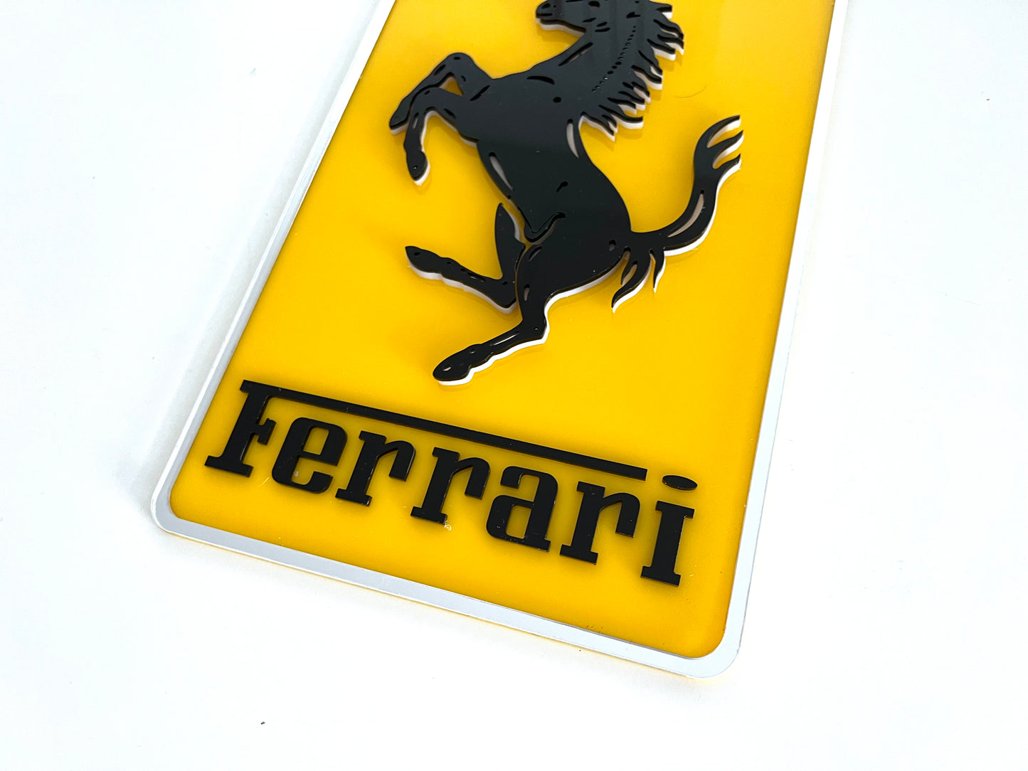 Ferrari Acrylic Logo Sign #A31